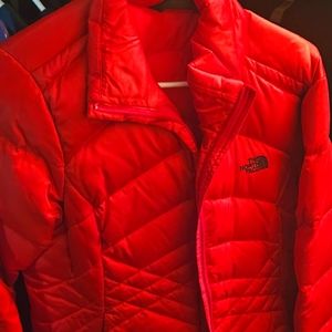 Women's Northface coat, satin, winter